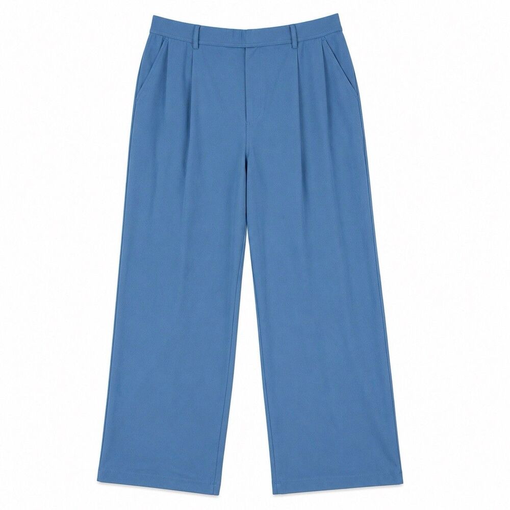 Halara Flex Wafle Wide Leg Palazzo Pants Women’s XL Tall Blue High Rise Travel